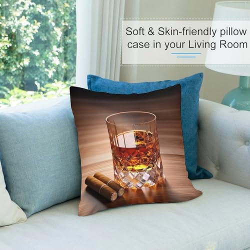 Housses de coussin en peluche marron double face pour transformer votre canapé