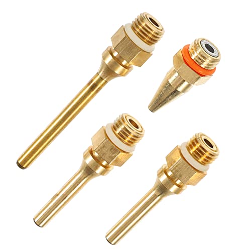 NULYLU Glue Heads 4pc Set of Fine Point Nozzles Anti-drip Nozzles for Caulk Replacement Tips Random