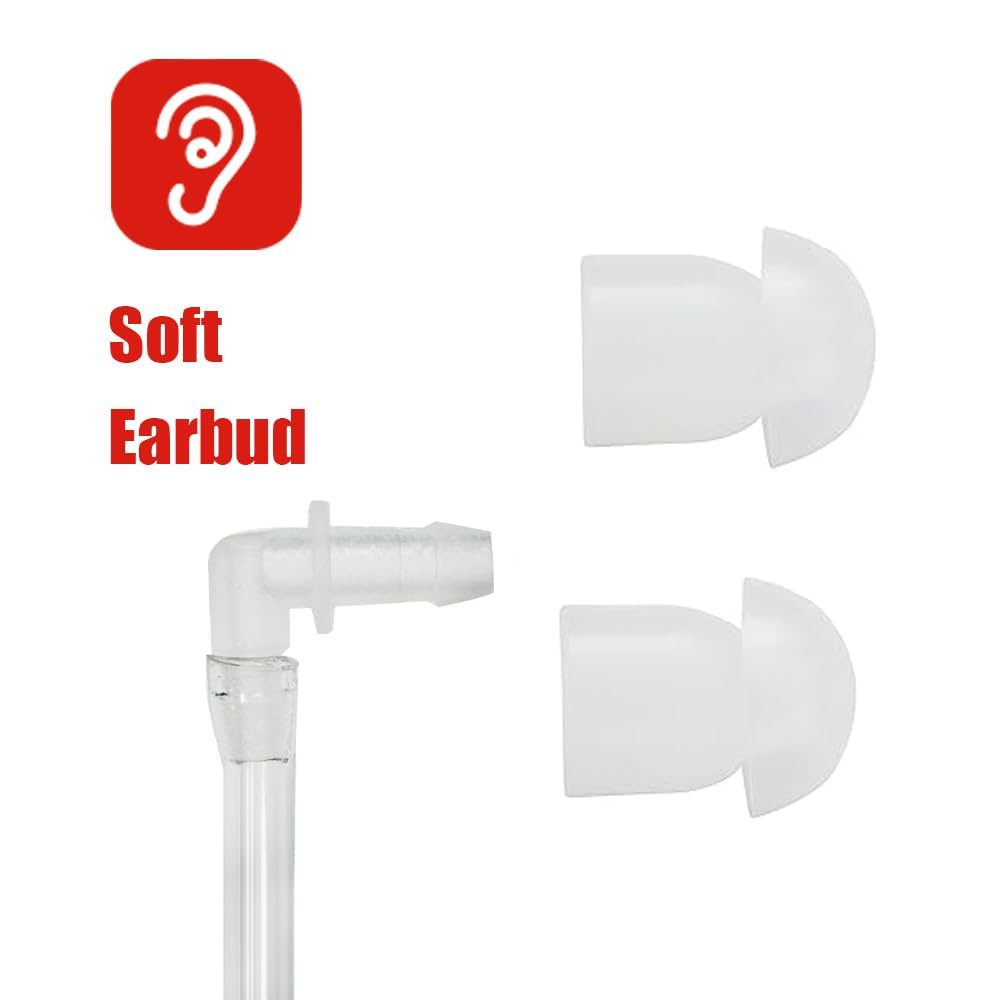 Confezione da 2 auricolari per walkie talkie Big PTT con microfono, 2 pin, per radio bidirezionale Baofeng UV5R Retevis H-777