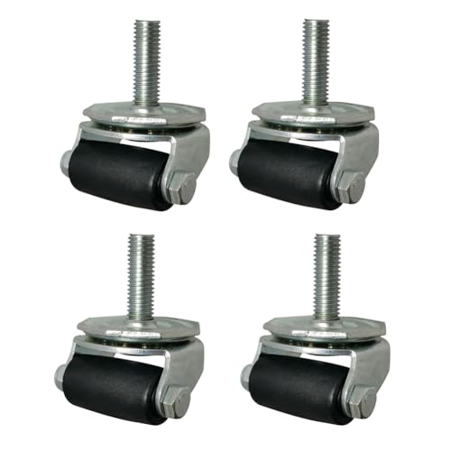 Rueda Giratoria, Carga Pesada 130 Kg Por Rueda Rosca M12 De Baja Gravedad Ruedas Giratorias For Muebles De 1 Pulgada Rodamiento Doble Giratorio D Rueda Giratoria, Carga Pesada 130 Kg Por Rueda Rosca M12 De Baja Gravedad Ruedas Giratorias For Muebles De 1 Pulgada Rodamiento Doble Giratorio D