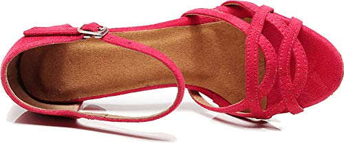 Chaussures de salsa et cha-cha légères avec semelle souple haute performance - 4