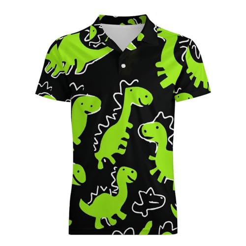 Boys' Classic Polo Shirts Short Sleeve Moisture-Wicking Golf & Tennis Shirts for Youth Teens Cute Cartoon Bugs Flowers4
