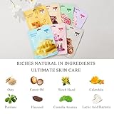 7 PCS Kid Face Masks, Lovely Face Mask Set, Sheet Mask for Improving Skin Tone, Hydrating Facial Mask, Face Masks Skincare for Kids, Face Mask Gift Sets for Teenage Girls - Image 5