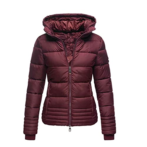 IKAXIYO Casaco Feminino de Manga Longa Tipo Curto Cor Sólida Inverno Jaqueta Feminina com Capuz Casa