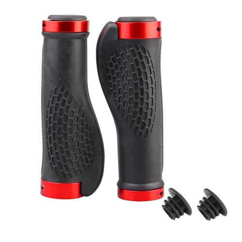 Poignées de guidon de vélo VTT avec revêtement antidérapant et grips verrouillables