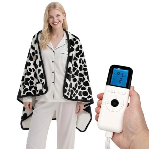 Heated Wearable Shawl, Heated Blanket Electric Throw for Gifts, 33x59