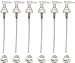 Creative Hobbies White Plastic Dispenser Pumps With Glue On Screw Collars, Replacements for Soap and Lotion Pumps, Mason Jar Pumps or Bottles and DIY Crafts - 6 Sets