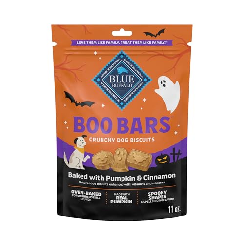 Blue Buffalo Boo Bars Crunchy Dog Biscuits, Natural Halloween-Sha...