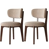 Mejora tu comedor con nuestras cómodas sillas de comedor. Hechas de lino de alta calidad, estas sillas proporcionan una sensación suave y durabilidad. Los asientos acolchados suaves garantizan comodidad de apoyo, mientras que los respaldos ergonómicos promueven la relajación para ti y tus invitados. Ideal para varios estilos de comedor, estas sillas combinan elegancia y practicidad. Fácil de mantener para el uso diario.