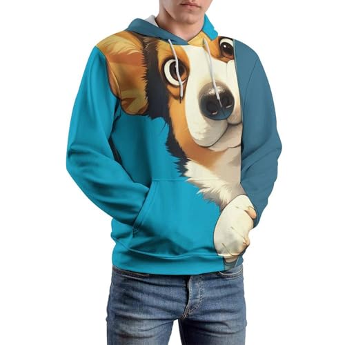 Pullover Corgi mignon le cadeau idéal en sweat à capuche taille S