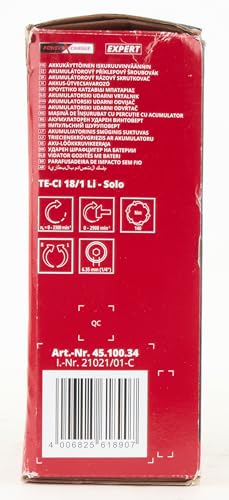 Einhell - Parafasudeira À Bateria 18V TC CI 18/1 Li Solo (Não Acompanha Bateria e Carregador)