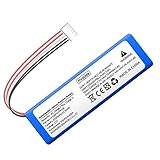 Batería para JBL Charge 2 Plus Charge 2+: batería de repuesto para caja de música de 6200 mAh, batería de polímero de iones de litio GSP1029102R...