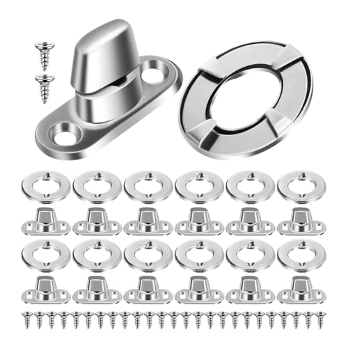 Attaches à bouton rotatif pour sécuriser le taud de soleil au port