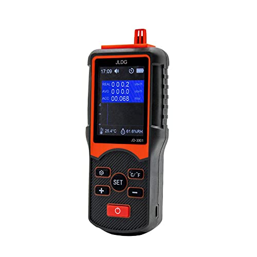 Abynow Nuklearstrahlungsdetektor, tragbares digitales Dosimeter mit Hintergrundbeleuchtung, Geigerzähler zur Messung der Radioaktivität, Röntgen-Gamma-Beta-Strahlenerkennung Cover