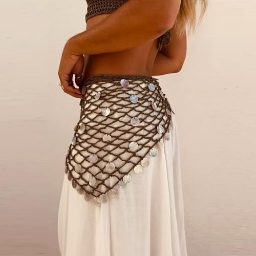 Falda elegante y hueca de cintura alta suave para vacaciones de primavera 2