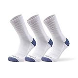 Oddball Performance Plus II Men's Crew Socks XXL (3-pack) (White)