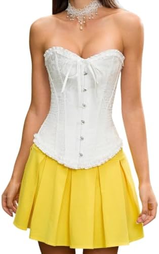 SZIVYSHI Halloween Overbust Corset Top