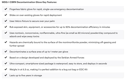 MIRA Safety Personal CBRN Decontamination Glove Chemical-Resistant - Image 3