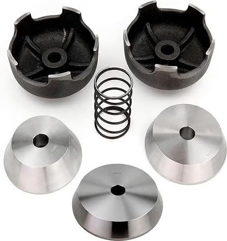 6 Piece Light Duty Truck Cone & Bell Clamp Adapter Set for Ammco Brake Lathes with 1" Arbor