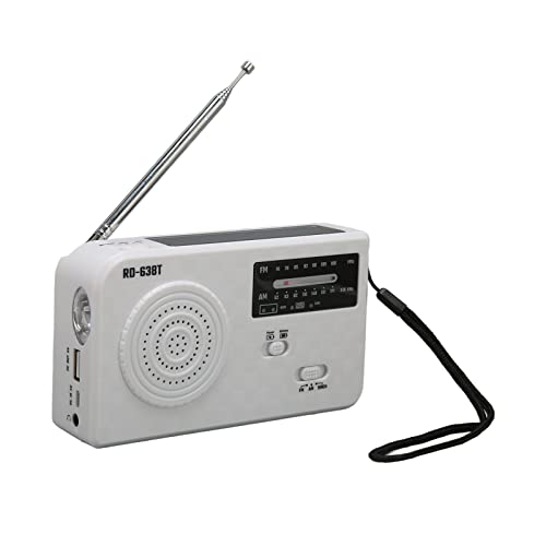 Radio de l'urgence contre les pannes de courant avec dynamo blanche