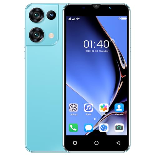 Unlocked Cell Phone, 6.0 Inch Android 13 Smart Phones 2+16G, 3050mAh Long Battery Life, Dual Sim Mobile Phones HD Display Smartphone (Blue)