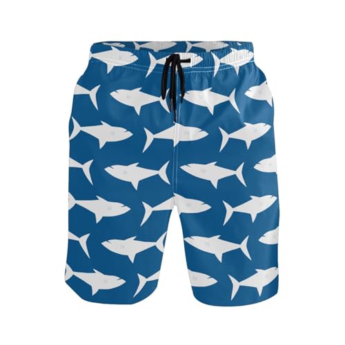 Matching Swim Trunks for Dad and Son Sharks Father Son Matching Swim Trunks Family Board Shorts