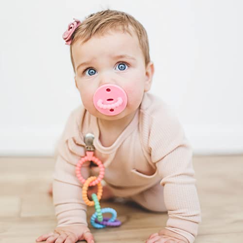 Ryan & Rose Cutie Clinks Attachable Teether Chew Toy For Babies (Mosaic) #TOP3