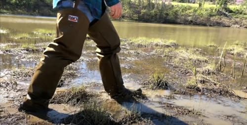Snake Proof, Briar Proof,100% Waterproof Hip Wader, Made in U.S.A.2