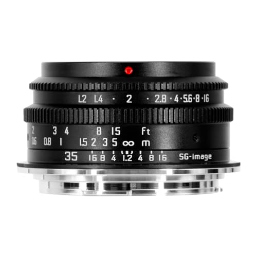 Amazon.co.jp: SG-image 35mm F1.2 APS-C対応 RFマウント 大口径 単