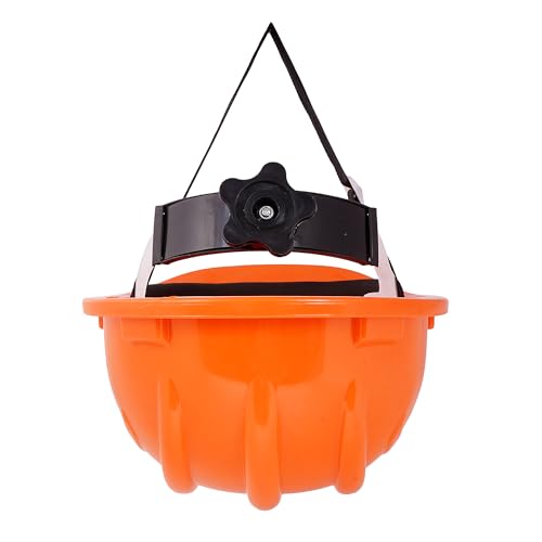 Image of Aktion AK H12 ORG Safety Helmets Rachet Type, IS 2925:1984 Color: Orange, Pack of 10