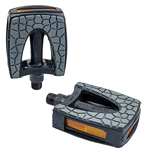 XLC Kinder-/Jugendpedal, schwarz/grau, 9/16',Reflektor