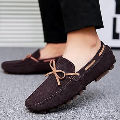 Men's Lightweight Loafers Round Toe Slip-On Driving Shoes Non-Slip Outdoor Walking Casual Shoes3