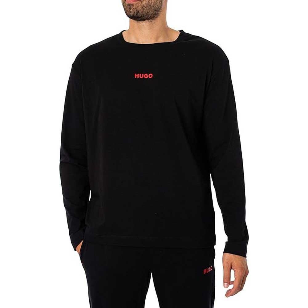 HUGO Linked LS-Shirt Pyjama Longleeve Hombre
