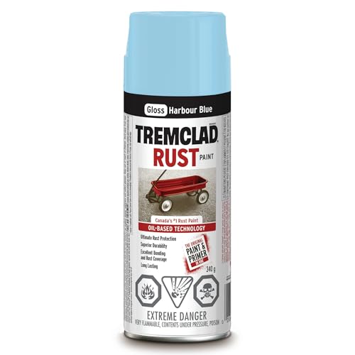 Tremclad Peinture antirouille à l'huile Harbour blue 340 g
