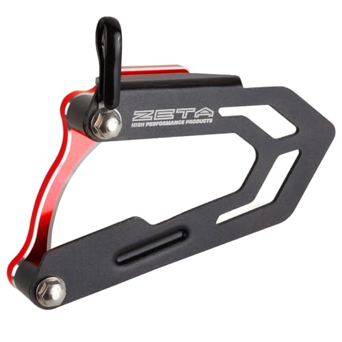 ジータレーシング(ZETA RACING) CRF250R '10-17,CRF450R '10-16 ケースセイバー カバー付き レッド エンデューロ モトクロス 故障防止 F6342(旧品番:ZE80-8002) ダートフリーク DIRTFREAK