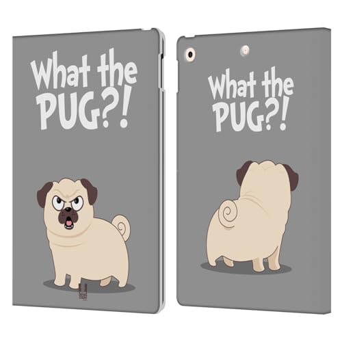 Étui en cuir iPad 10.2 Head Case Designs finition haut de gamme motif carlin Piper