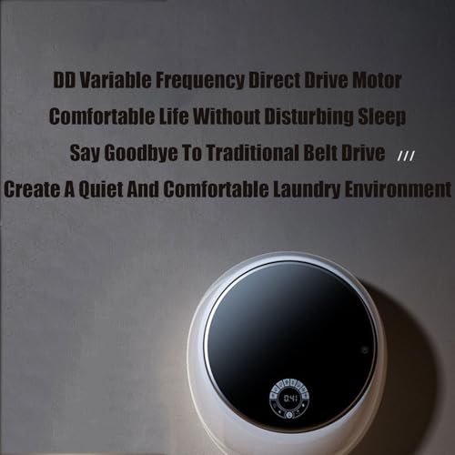 GTANND Full Automatic Wall-Mounted Washing Machine,Mini Wall-Mounted Washing Machine,15 Min Quick Wash,For Baby Clothes High Temperature Washing,Round - Image 4