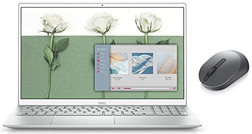 Image of DELL Inspiron 5502 15.6 Inch FHD 11th gen Laptop (i5-1135G7 / 8GB / 512 SSD / MX330 2GB Card Nvidia Graphics Card /Win 10 + MS Office H&S /Silver) D560364WIN9S Wireless Mouse - Titan Gray