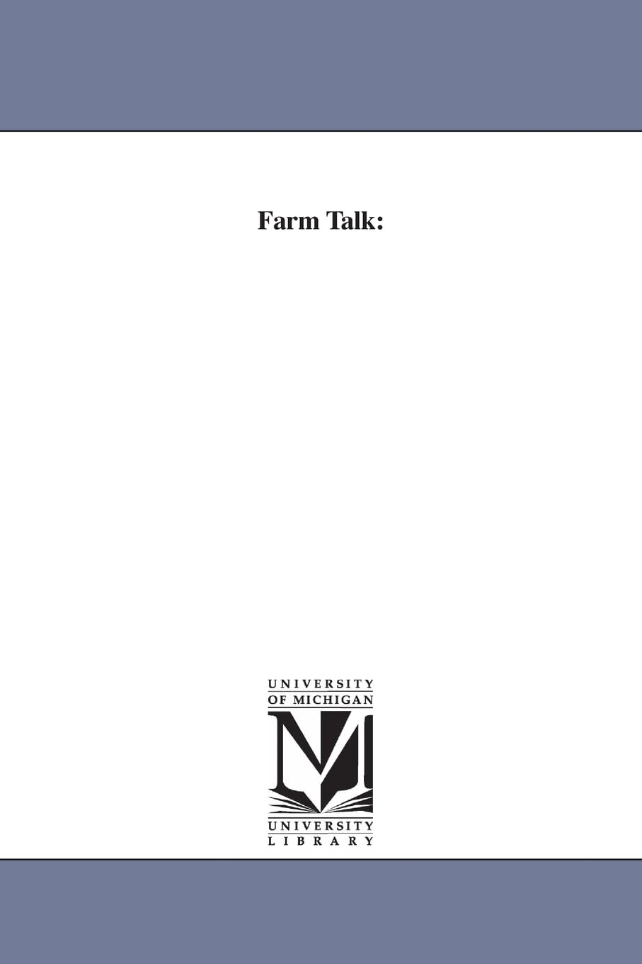 Farm talk: