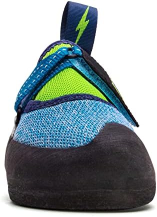 EVOLV Venga Climbing Shoe - Kid's Blue/Neon Lime 1 Review | Image 3