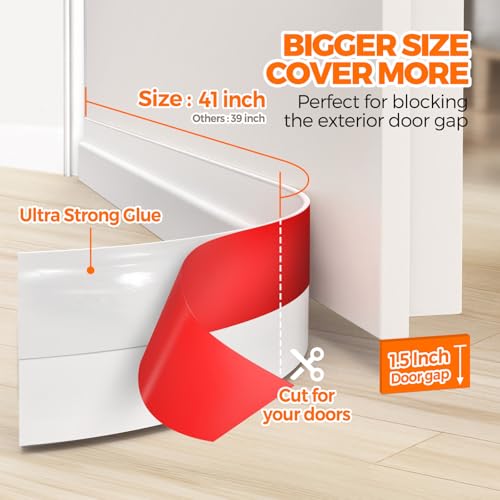 image for Holikme Door Draft Stopper Under Door Draft Blocker Insulator Doors Sw