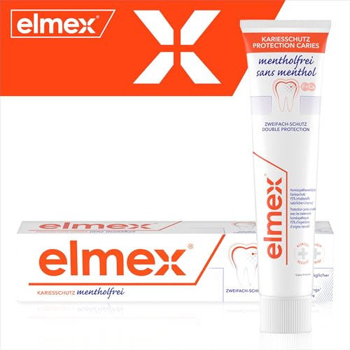 elmex Zahnpasta Kariesschutz mentholfrei 75ml – medizinische Zahnreinigung für hochwirksamen Kariesschutz – ohne Menthol, Kampfer oder Pfefferminzöl – Bild 4