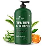 Botanic Hearth Tea Tree Conditioner for Women & Men | Nourishes & Hydrates Hair | With Vitamin C, Peppermint Oil, Rosemary & Lavender Oil | Sulphate & Paraben Free | 16 Fl Oz