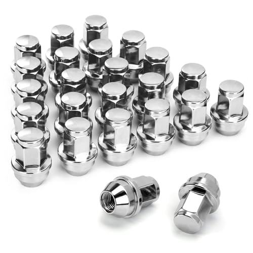 dynofit 24pcs 14x1.5 OEM/Stock Lug Nuts for 2015-2026 Expedition/F-150, M14-1.5 One-Piece Design…