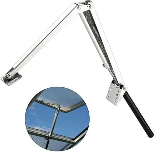 ORORANY Automatic Ventilation Greenhouse Window Opener with Solar Power Sensor- Garden Greenhouse Roof Ventilation Window Opener Kit Lifts 15 Lbs