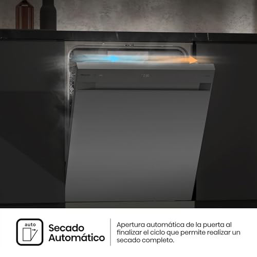 Miniatura 5 de Hisense Hs673a90x - Lavavajillas Clase A, 16 Servicios, Tercera Bandeja, 7 Programas, Ancho 60 Cm, Conectividad Wi Fi, Secado Automático, Iluminación Interior Led, Inox