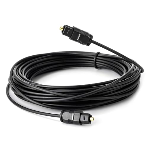 Pxyelec 10M Black TosLink Cable