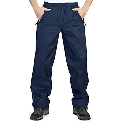Pantalones impermeables para hombre 33,000ft con bolsillos con cremallera Cover