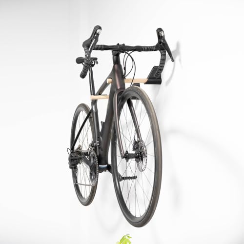 Soporte de pared para bicicleta en cobertizo vertical y zonas de espacio reducido 2