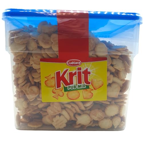 Miniatura 2 de Pub Mix Krit - Cuetara - Bote De 1,250 Gr - Surtido Cuetara Salado Horneado - Krit